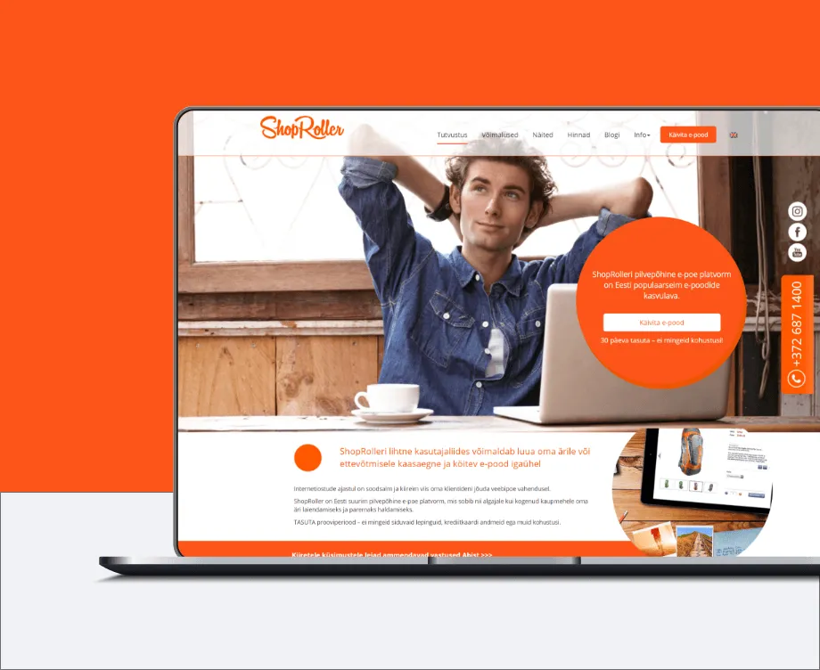 shoroller_website Mynteq visual graphics design